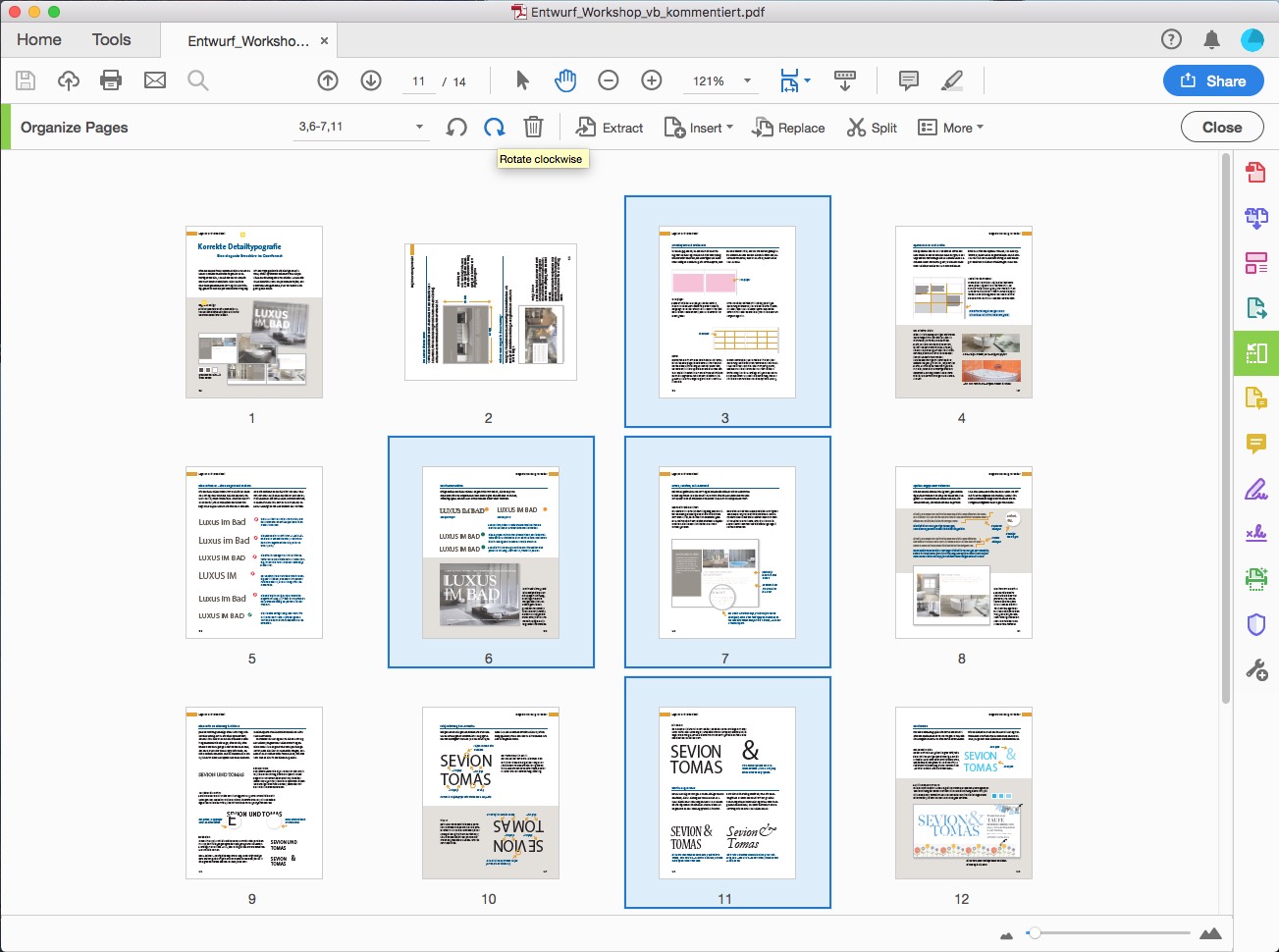 pdf presentation rotate