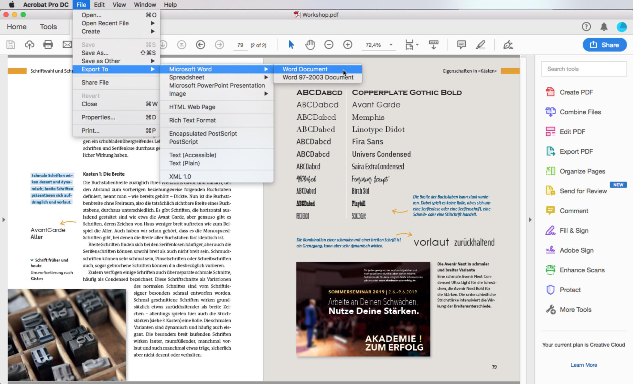 indesign template playbill free