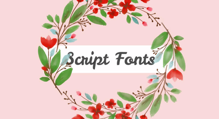 Ten hot script web fonts by Google