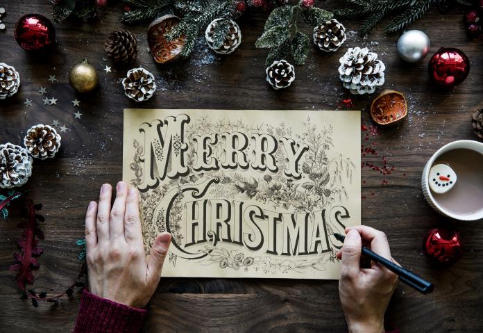 Christmas greetings business design